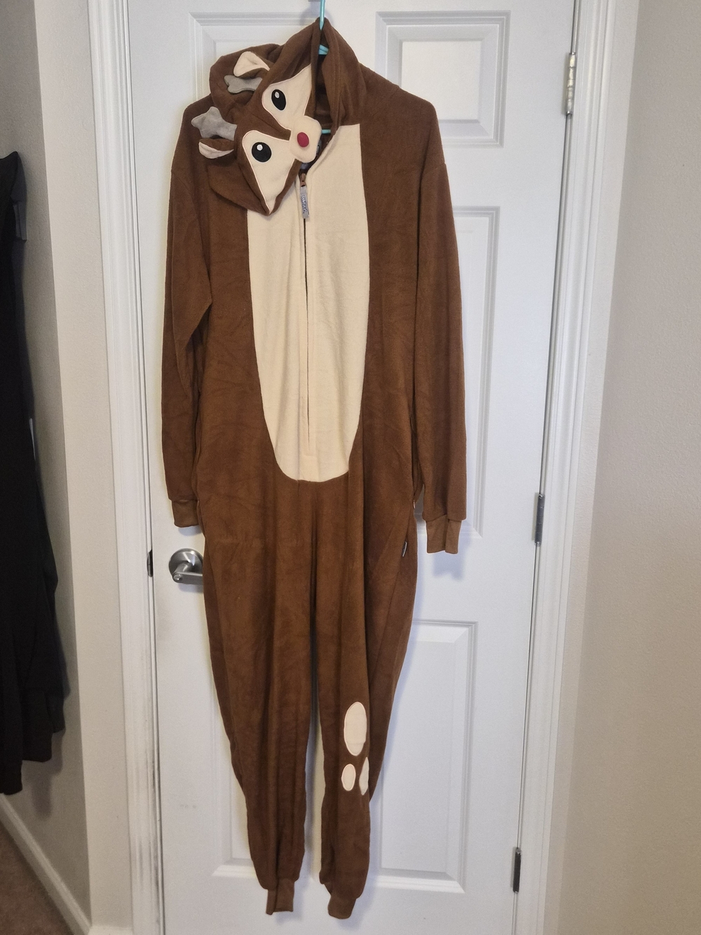 Reindeer Onesie Costume with Hood - Women Other Halloween